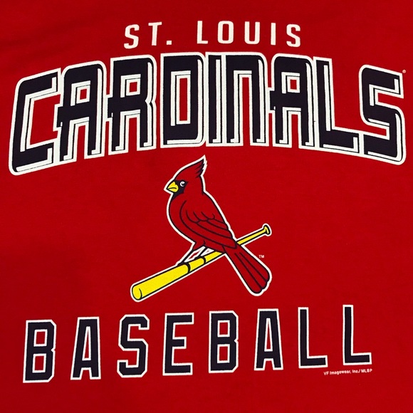 Genuine Merchandise St. Louis Cardinals Baseball Men’s Long Sleeve MLB Red Shirt - Picture 3 of 7